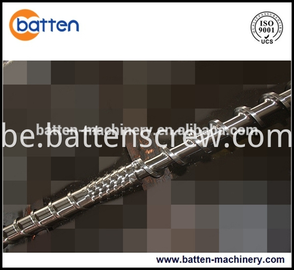 PP/PE Flankes Granulate адна пластыкавы экстрадэр шруба